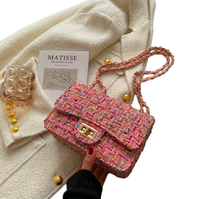 BODIL – Sac en Tweed Élégant et Pratique