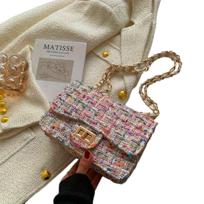 BODIL – Sac en Tweed Élégant et Pratique