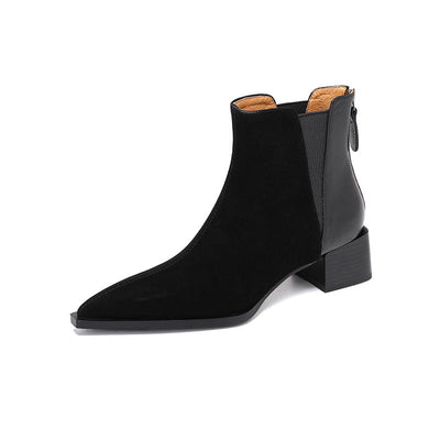 Verina | Bottines de luxe à talon moyen