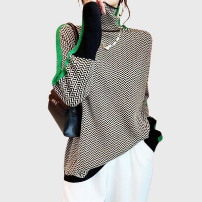 JUSTINA-Pull à col roulé