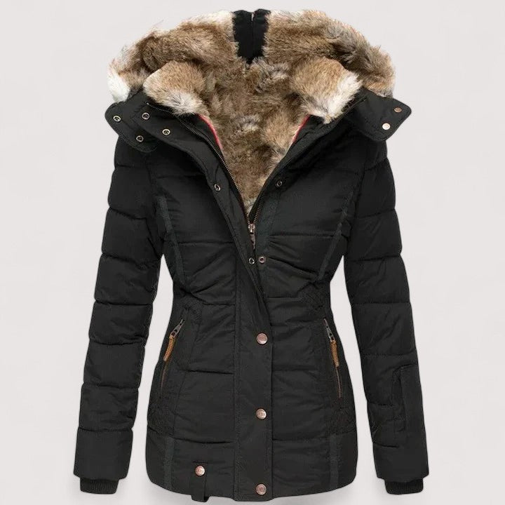 Maryli – Manteau d’Hiver Chaud avec Doublure en Fourrure
