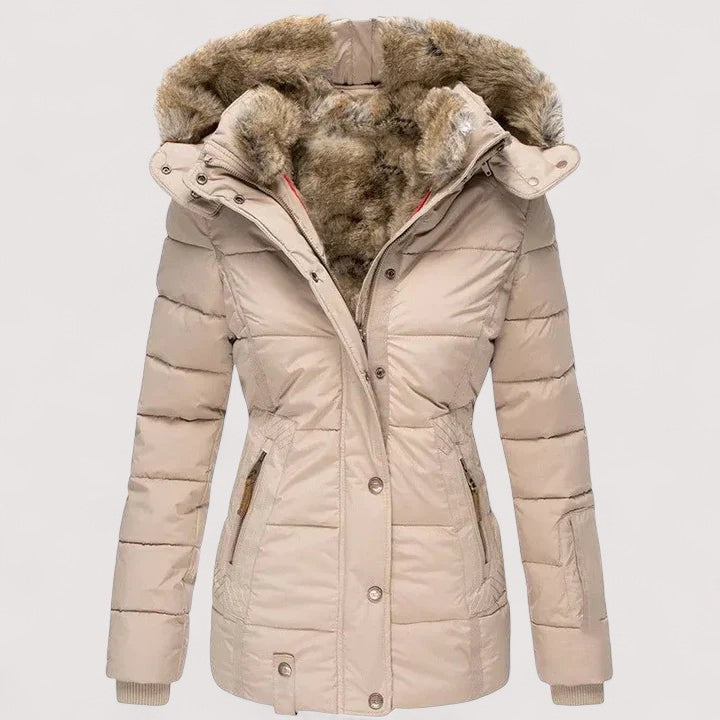 Maryli – Manteau d’Hiver Chaud avec Doublure en Fourrure