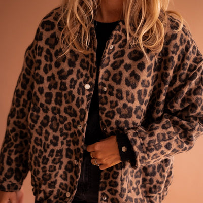 Chares– Veste Léopard Tendance