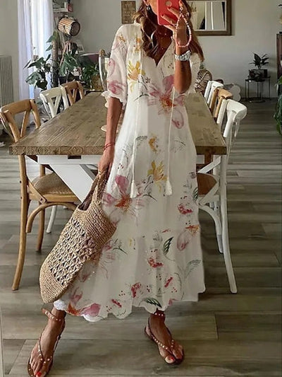 Robe Alessandra™ : Élégance Bohémienne au Quotidien